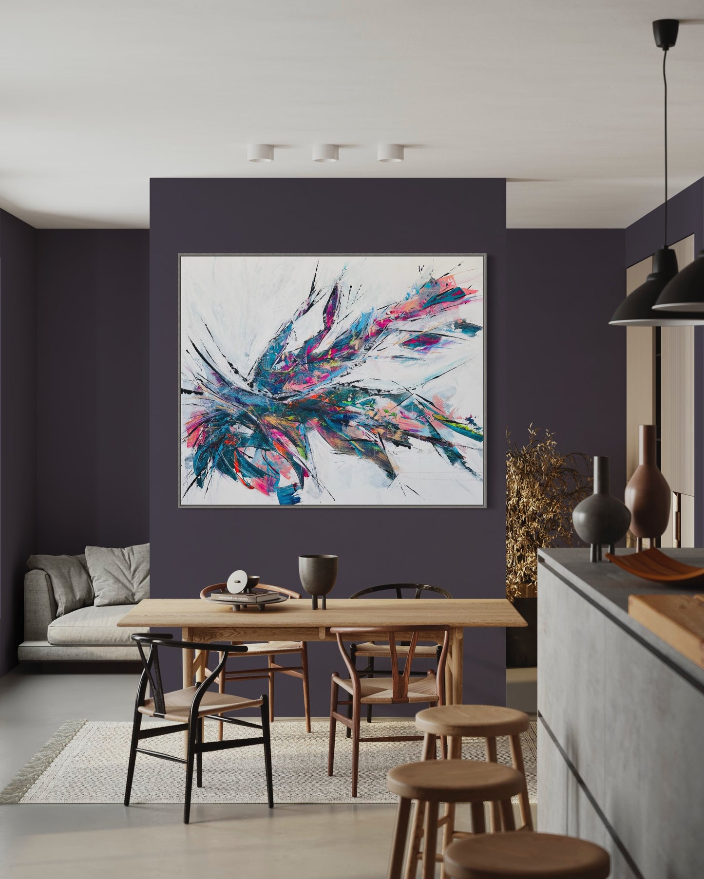 CHASING THE DRAGON Original Artwork Breaching Souls Collection