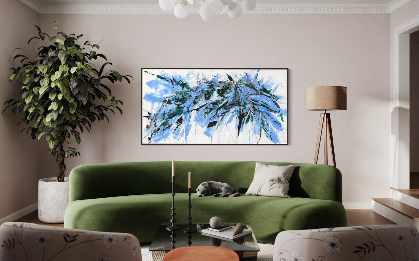 BLUE TONGUE Original Artwork Breaching Souls Collection