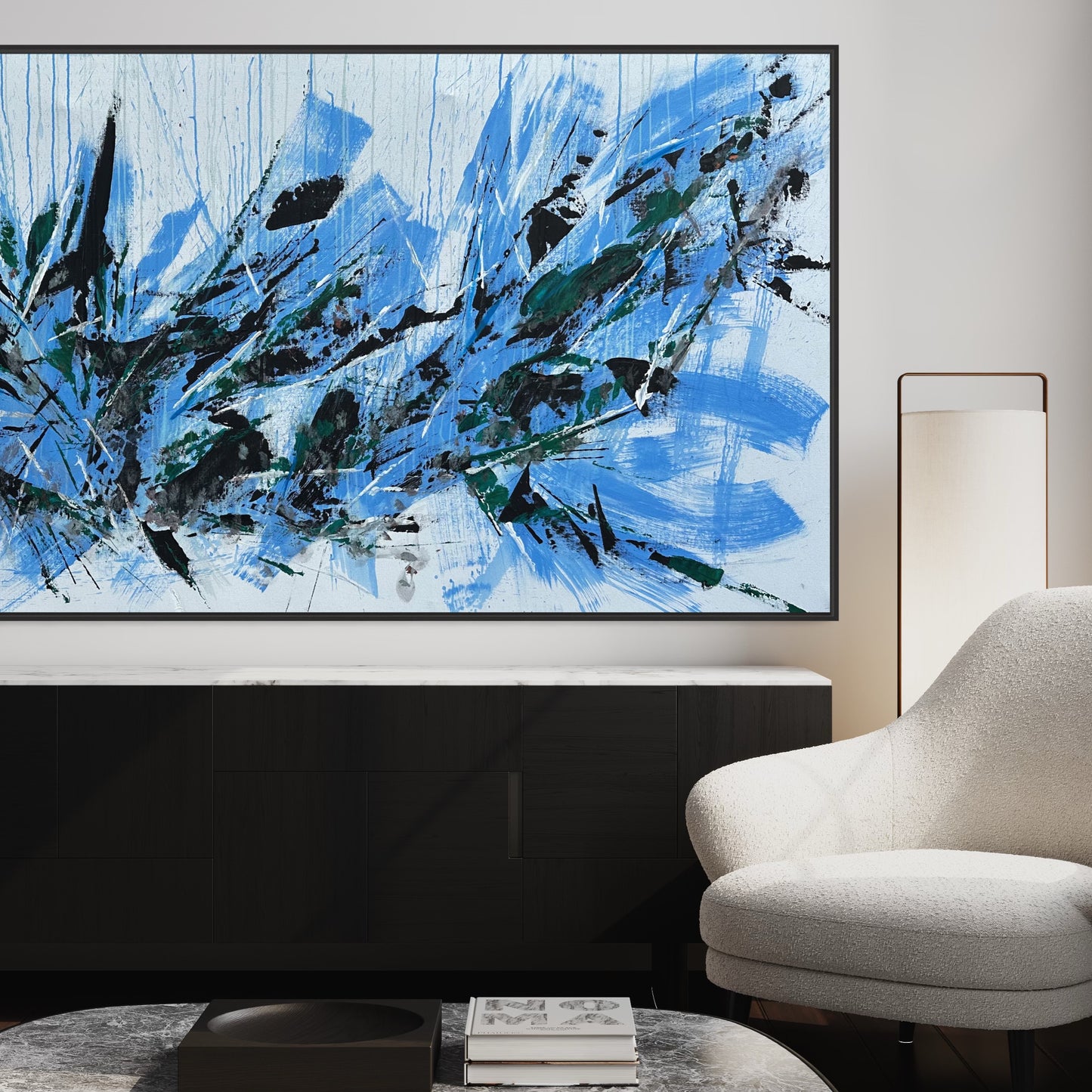 BLUE TONGUE Original Artwork Breaching Souls Collection