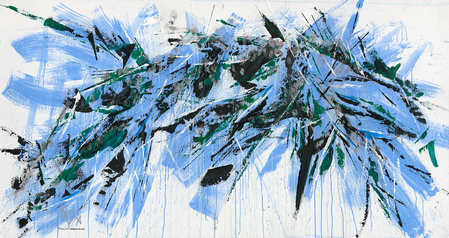 BLUE TONGUE Original Artwork Breaching Souls Collection