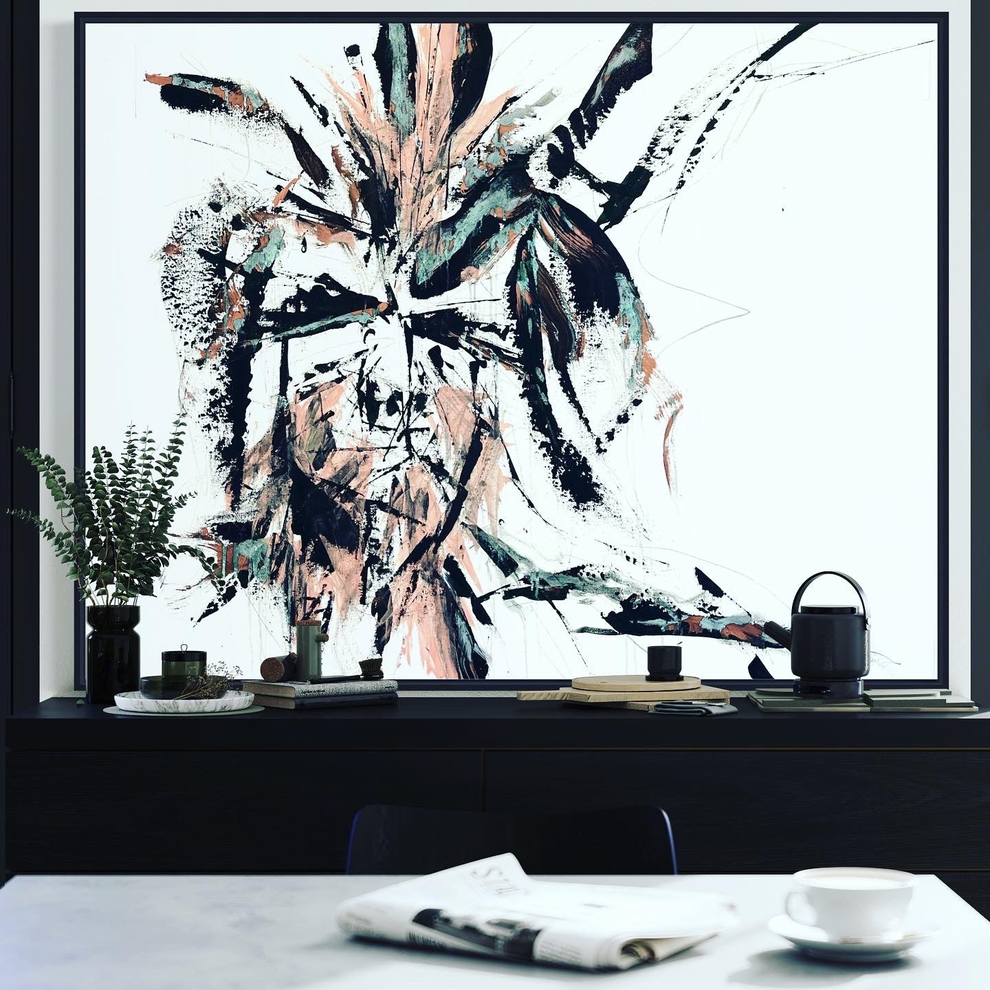 THE WOLF Original Artwork The Tribe Collection