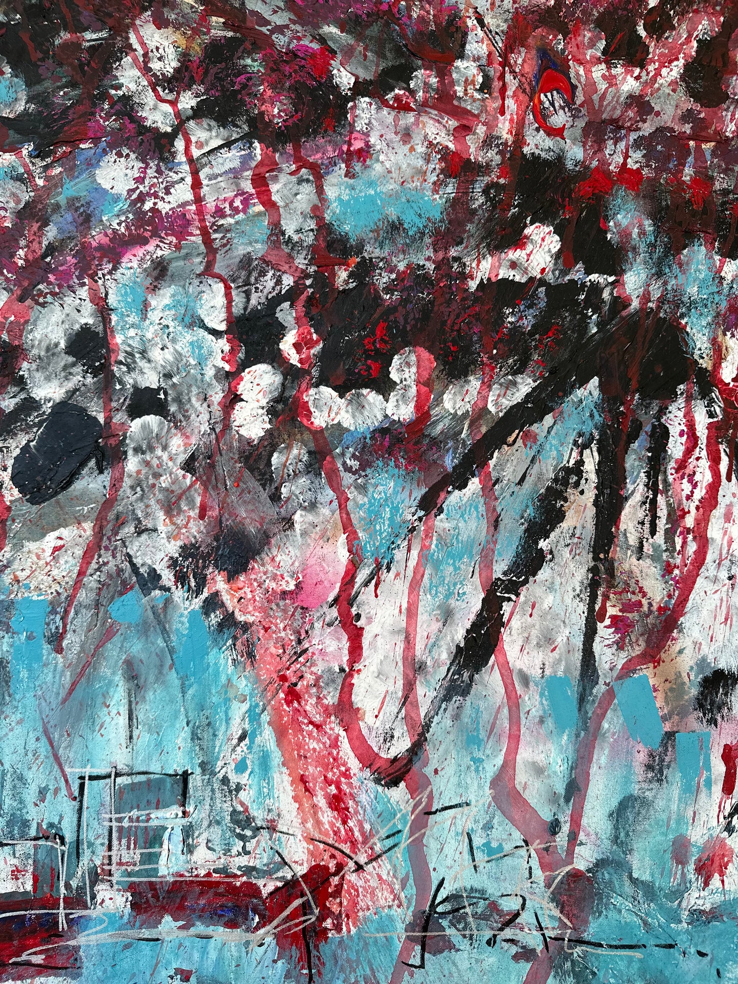 UNDER A BLOOD RED SKY Original Artwork Loveless Collection