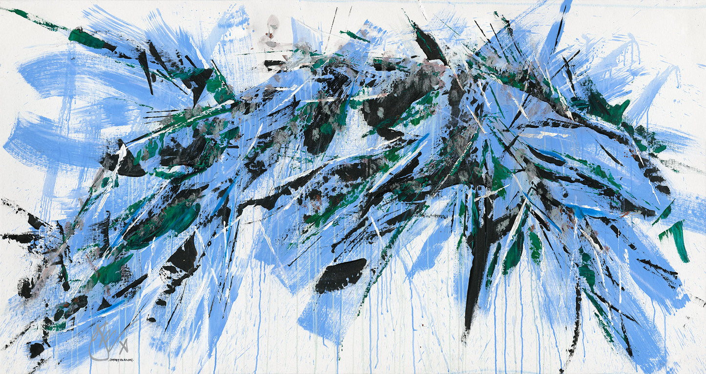 BLUE TONGUE Original Artwork Breaching Souls Collection