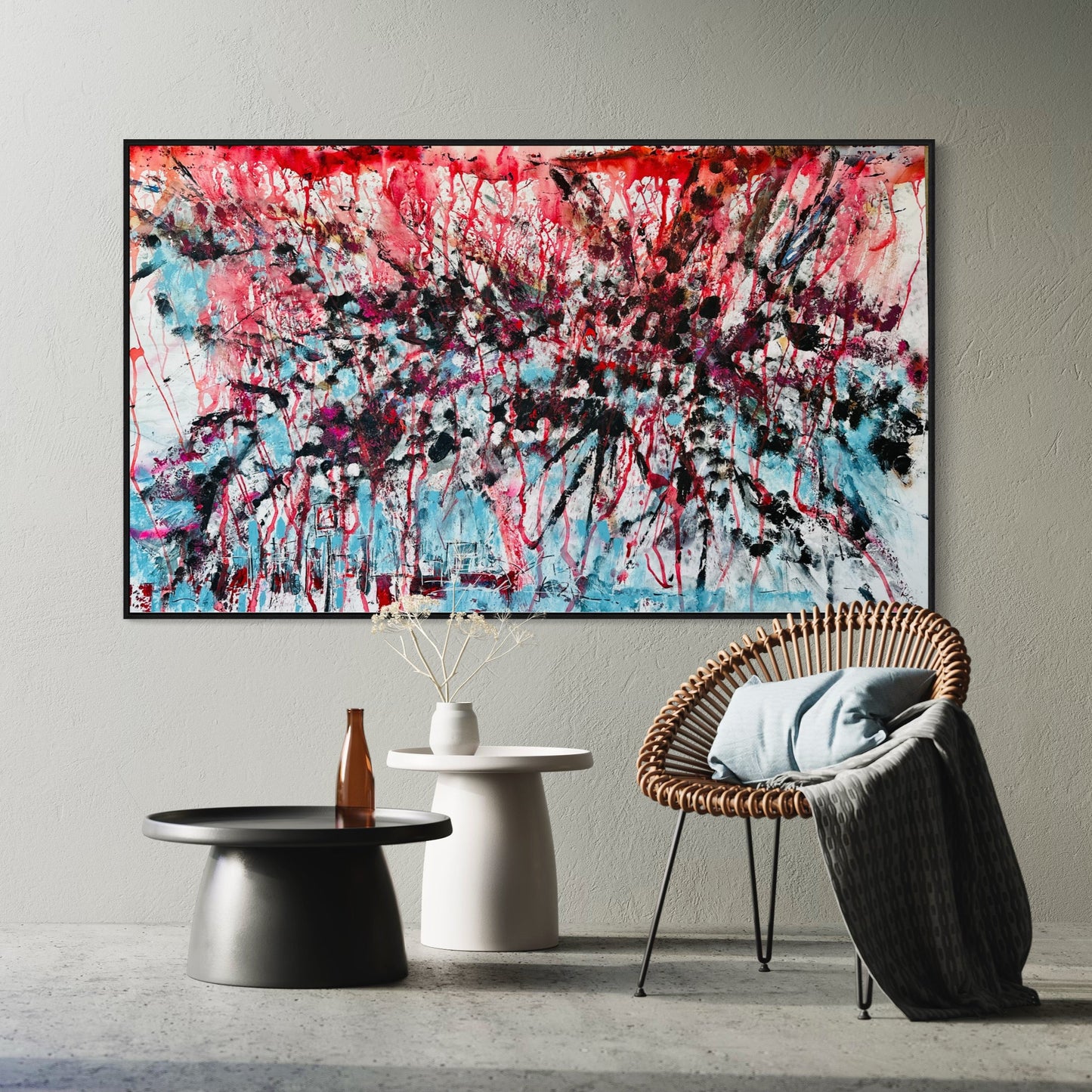 UNDER A BLOOD RED SKY Original Artwork Loveless Collection
