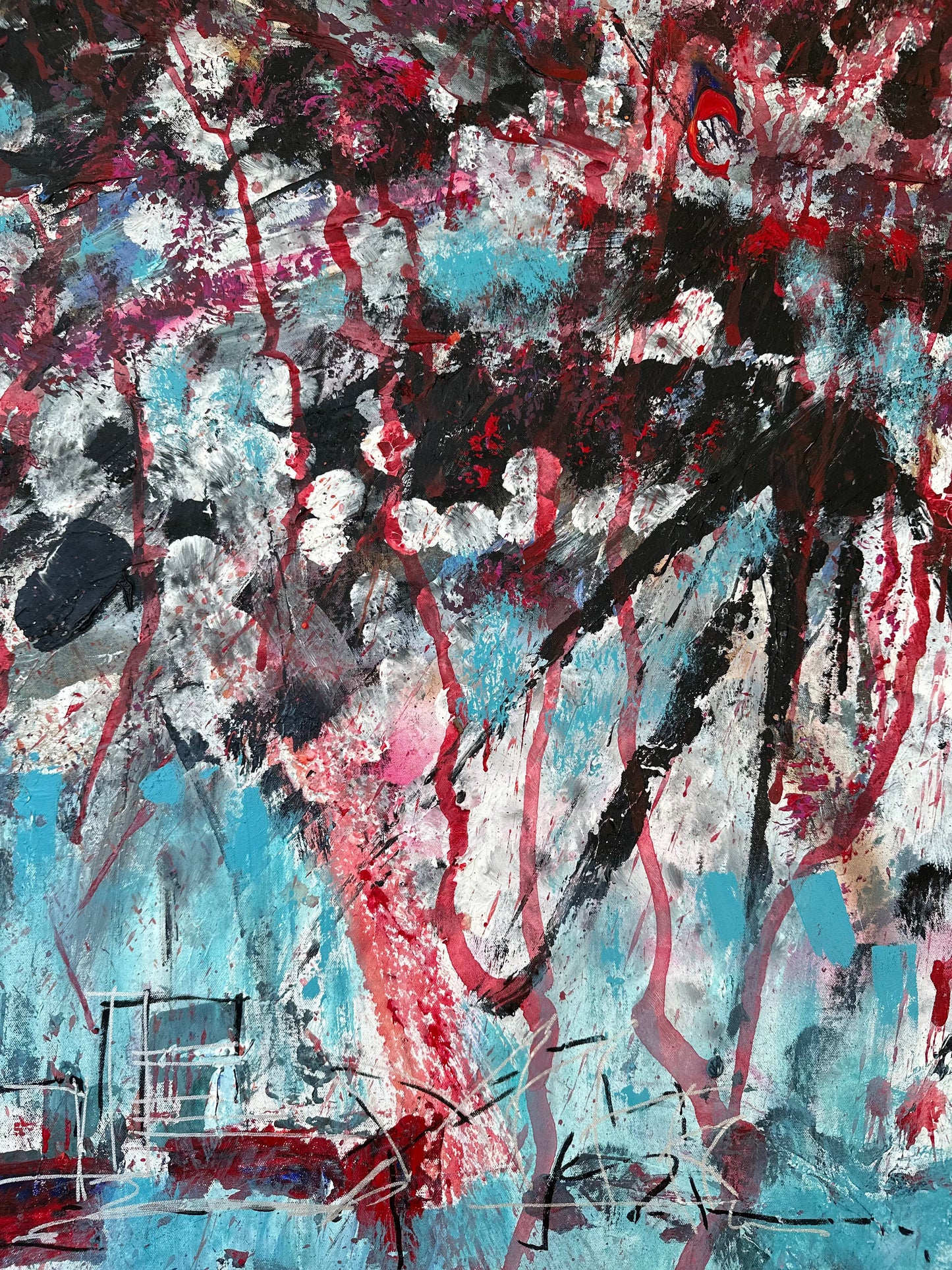 UNDER A BLOOD RED SKY Original Artwork Loveless Collection